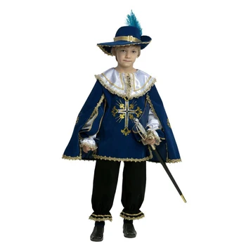

Carnival costume "Musketeer", velvet, size 36, height 146 cm, blue