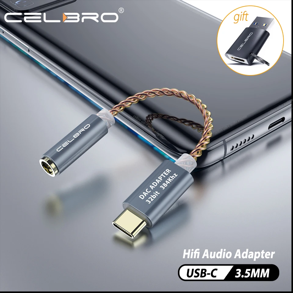 Usb Type C To 3.5mm Hifi Usb Dac Hi-res 