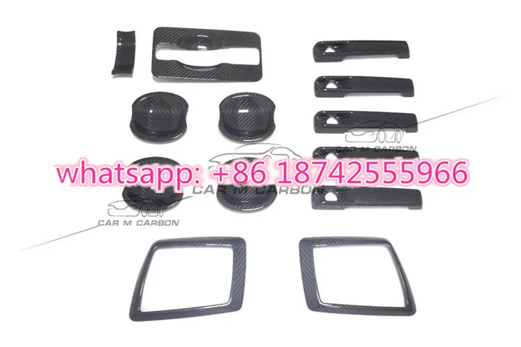 Г Класс w464 G500 G63 карбоновые finber детали для декора для w464 g63 g500 форма из углеволокна планки зеркальная крышка фары базовый набор