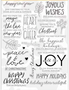 

J O Y Transparent Clea r Silicone Stamp/Seal for DIY scrapbooking/photo album Decorative clear stamp A3066