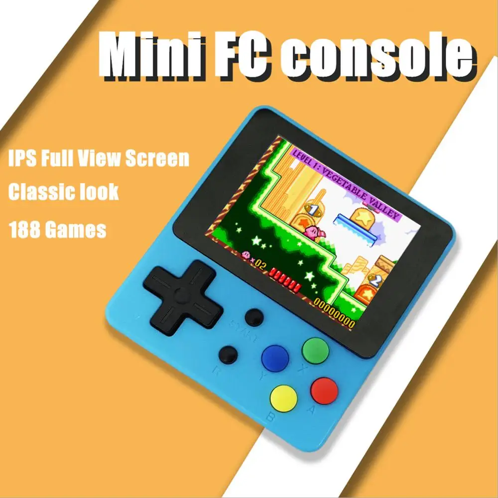 Мини Портативная ТВ игровая консоль 8 бит Ретро видео Встроенные игры AV выход