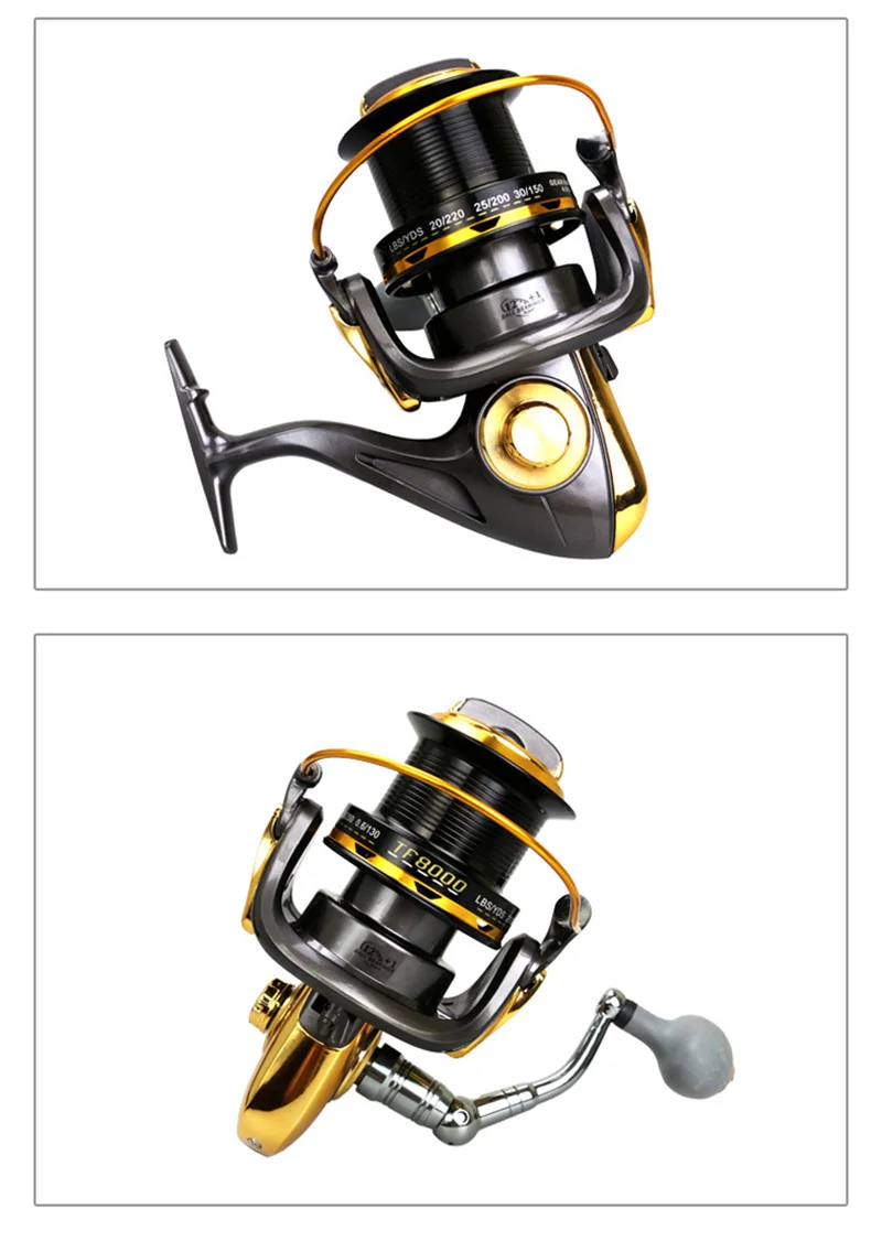 Подшипник рыболовной катушки 12+ 1BB 8000 H-11000 H спиннинговая катушка, чашка, металлический углеродный волоконный силовой снасти для рыбалки на карпа