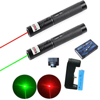 

303 532nm Green Laser Pointer Tactical Hunting Scope Sight Laser Pen High Power Demo Remote Pen Travel Outdoor LED Flashlight