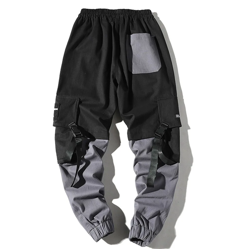 

2019 New Fashion section Pants Casual Men's Pure Color Overalls Leisure Large Yard Trousers Pant Z819