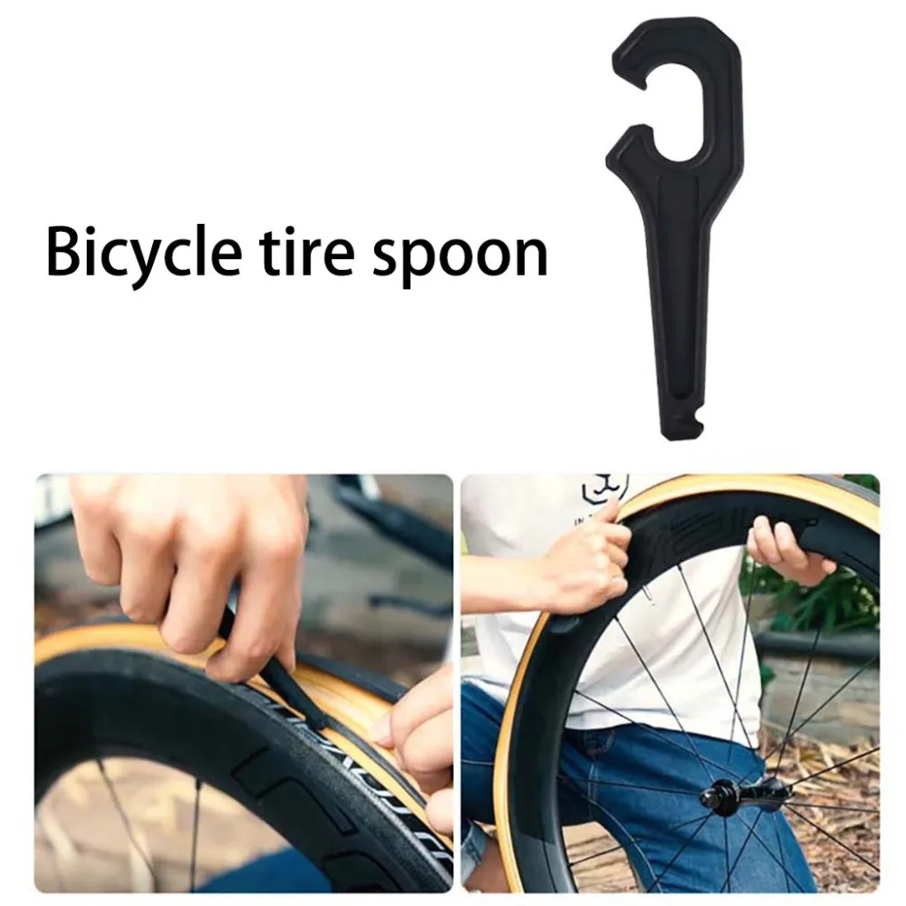 Bicycle Tire Spoon Repair Tire Repair Tool Two-in-one Wrench Type Tire Spoon Bicycle repair tool W