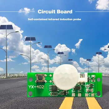 

3.7V DIY Kits Solar Lamp Board Control Sensor Night Light Controller Module Infrared Induction Working Mode of Human Body