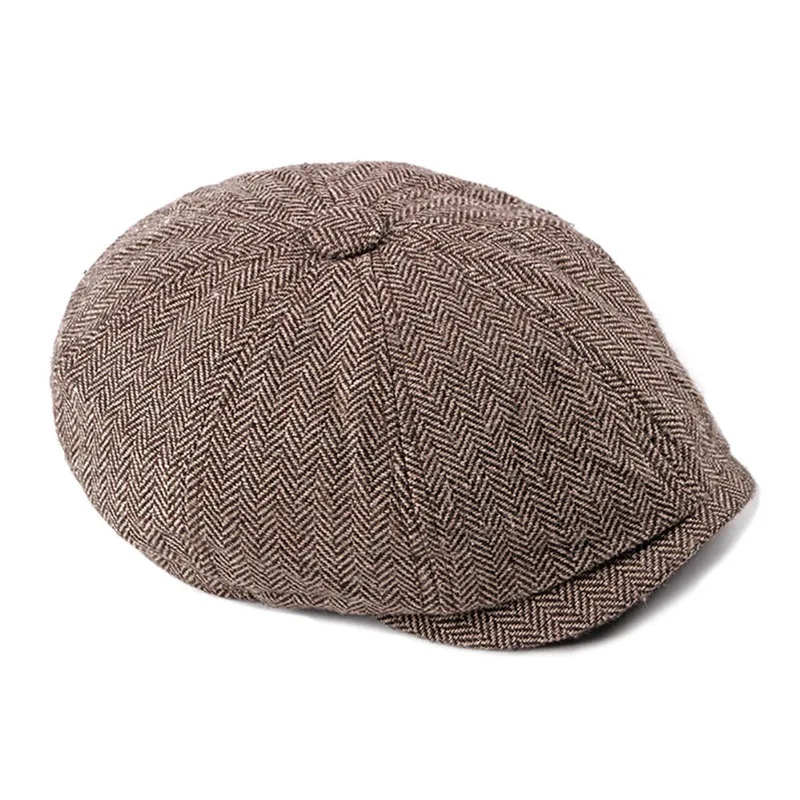 Женская Регулируемая дышащая восьмиугольная шляпа, уличные дорожные шляпы для кемпинга, мужские спортивные колпачки, берет, винтажный британский стиль