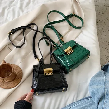

2020 New Fashion Simple Crocodile Shoulder Cross-Body Women's Bag
