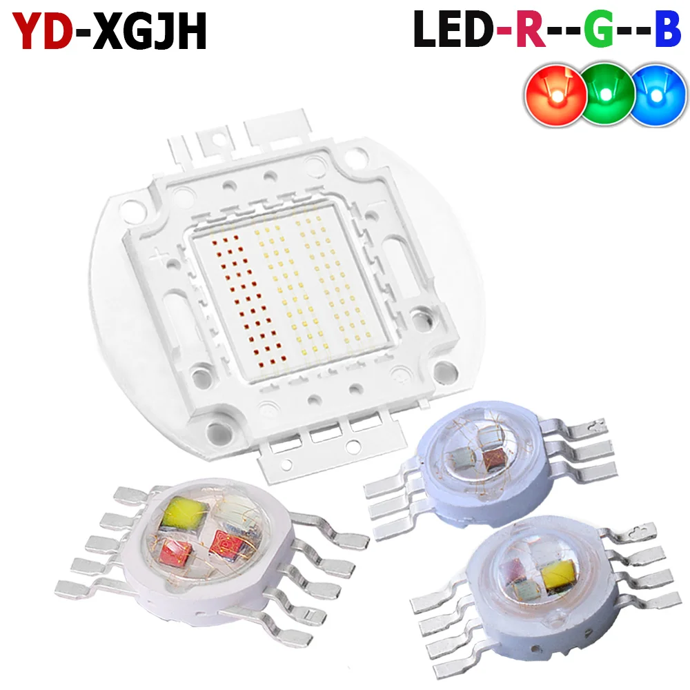Высокая мощность RGBW RGBWY 4pin 6pin 8pin 10pin цветной DIY Литье светодиодный источник света