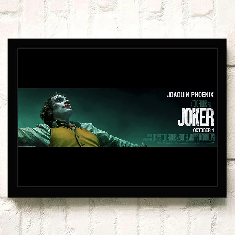 Joker, Joaquin, Phoenix, Хит, Ledger, DC фильмы-комиксы, настенная живопись, печать на холсте, для гостиной, Постер, картинки, домашний декор - Цвет: 13