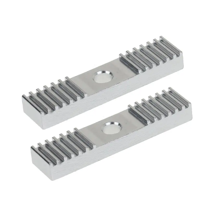 

2Pcs Aluminum Alloy Tooth Pitch 2mm Aluminum Sheet Reprap GT2 Timing Belt 9*40mm CNC Fixing Piece Clamp Fixed ClipFor Print