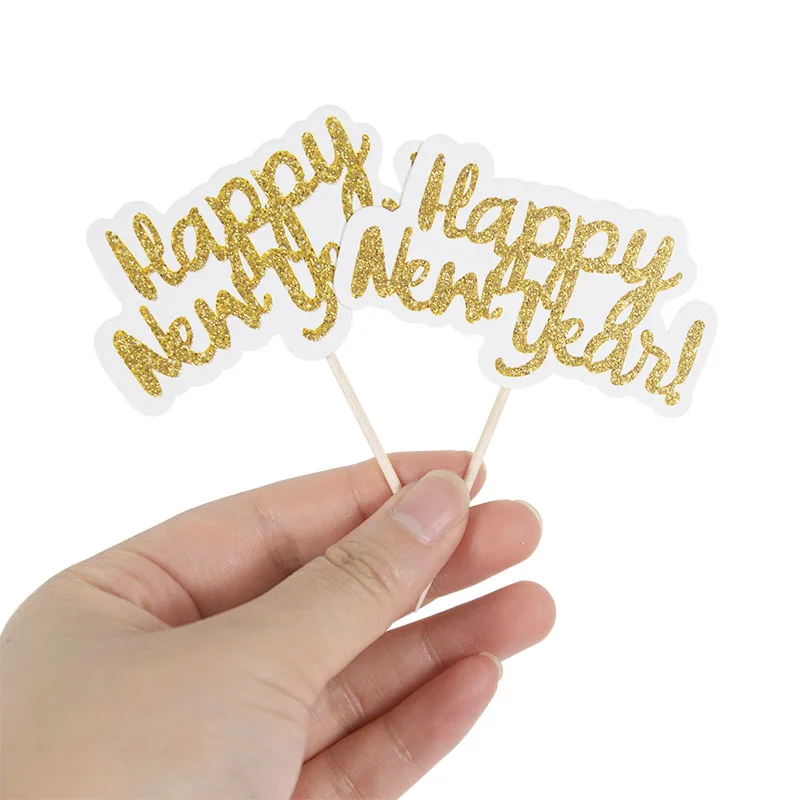 Happy New Year Decorations 2022 Christmas Balloons Decor Gold Black Disposable Tableware For Home New Year's Eve Party Ornaments