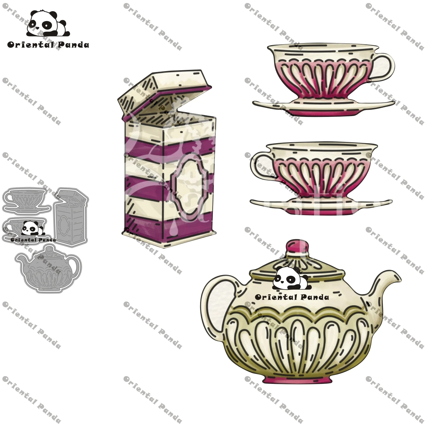 Новые штампы 2020 г. металлические для чайной чашки RV Van сделай сам штамп