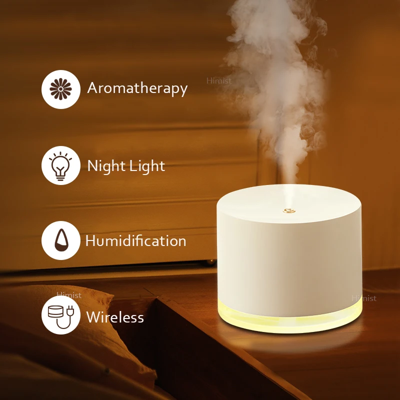 780ml Wireless Air Humidifier 2000mAh Battery Rechargeable Humidificador Fogger Portable Water Diffuser Air Purifier Mist Maker
