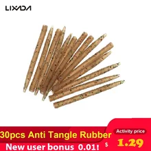 30 шт./лот 54 мм резиновые рукава против запутывания соединяются с рыболовным крюком Карп грубая для карпа рыболовные аксессуары