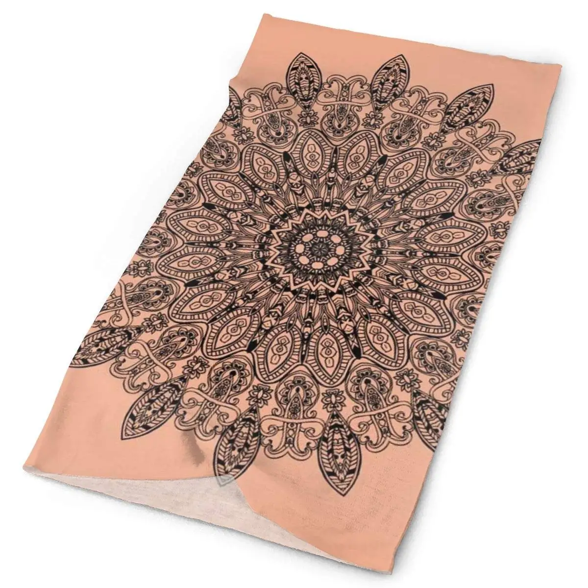 

SHINYWEET Mandala Floral Design Round Headband - Multifunctional Casual Sports Headwear Bandana Headwrap Seamless Neck Gaiter