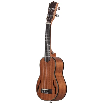 

ABZB-21 Inch Ukulele Walnut Wood Soprano Ukulele Acoustic Guitar Ukelele Mahogany Fingerboard Neck Hawaii 4 String Guitarra