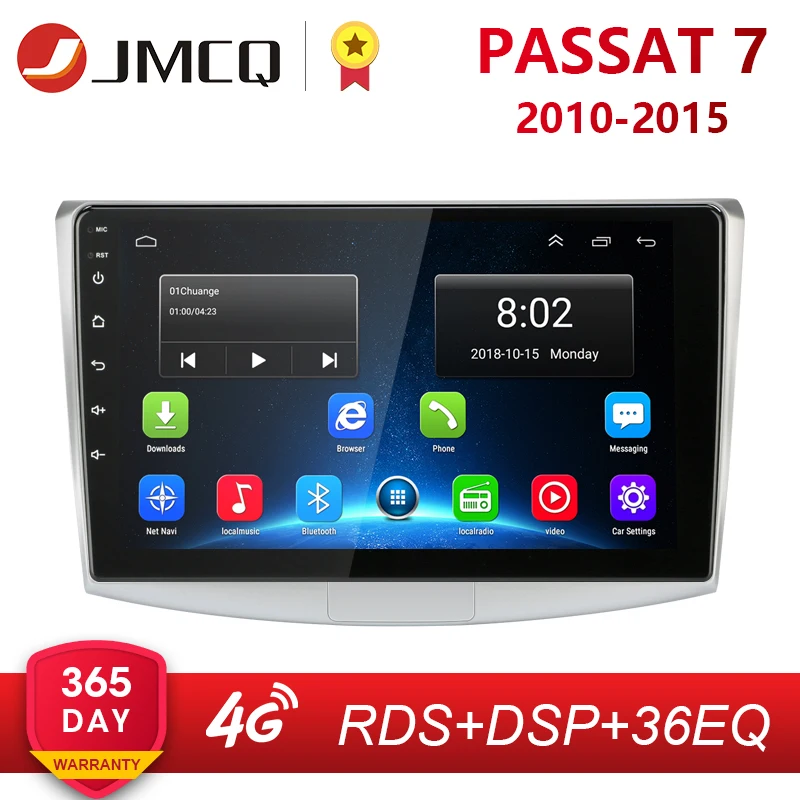 1" 2G+ 32G Android 8,1 4G NET RDS автомобильный радио мультимедиа видео плеер для Фольксваген Пассат B7 B6 2010- Magotan CC DSP