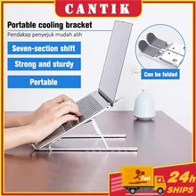 Support pour ordinateur portable, en alliage d'aluminium, antidérapant, pliable, à hauteur réglable