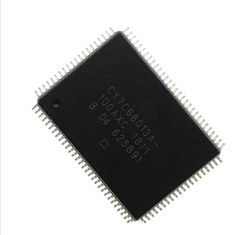 Флэш микроконтроллер QFP CY7C68013A 8 битный FX2LP 8051 CISC без ПЗУ 3 В новый и оригинальный 1
