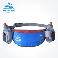 AONIJIE Hydration Waist Pack Lightweight Waist Bags Waterproof Phone Holder Belt Bag For Trail Running Jogging With 2Pcs Bottle 1