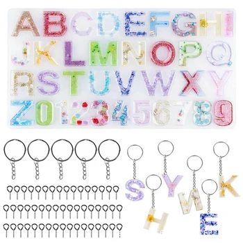 

Alphabet Silicone Molds Backward Letter Number Resin Molds Epoxy Casting Molds for Making Jewelry Keychain Pendants
