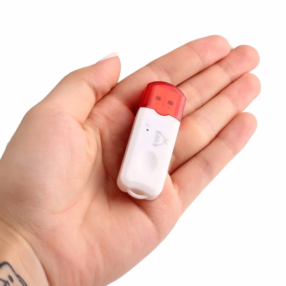 Портативный USB Bluetooth ключ AUX беспроводной Bluetooth 2,1 EDR USB музыкальный аудио приемник адаптер один Bluetooth аудио приемник