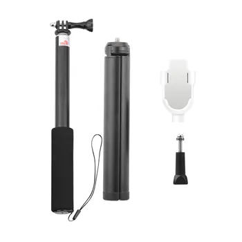 

Thumb Camera Adapter Protective Case Mount Base Adapter Expansion Fixed Set For Insta360 GO+Metal Tripod+Selfie Stick