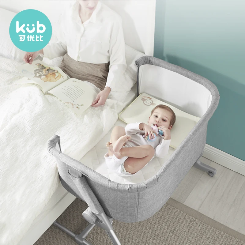 

0998 KUB Crib Portable Removable Babies' Bed Joint Bed Multi-functional Newborn Foldable BB Bed