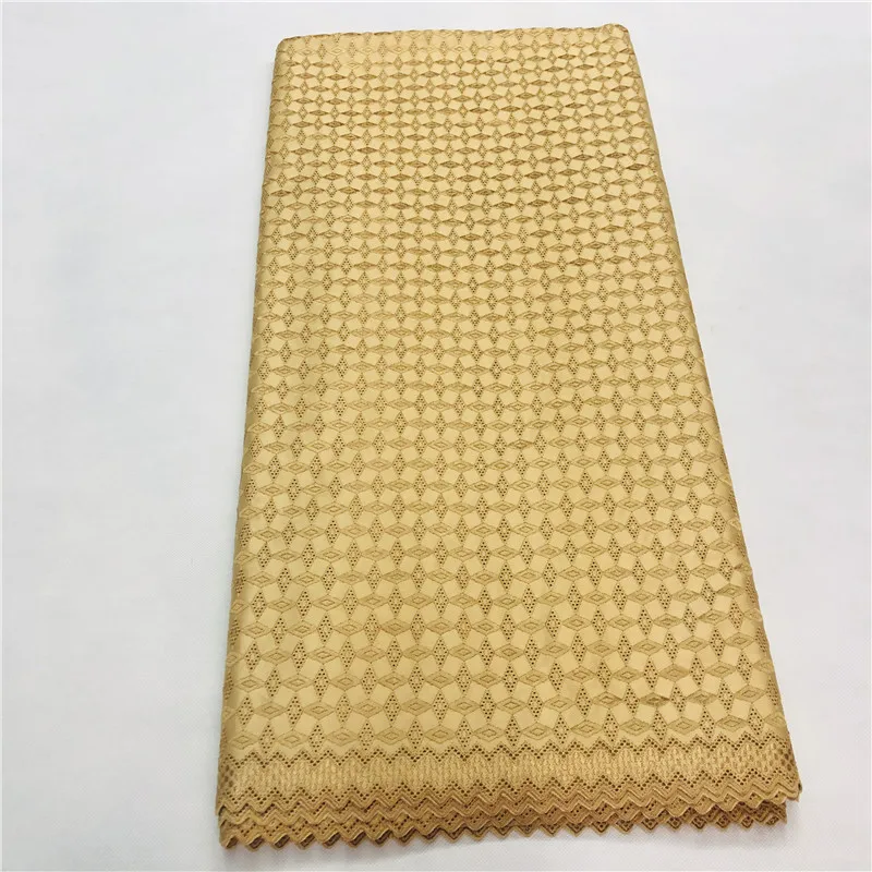 same as picture Горячая нигерийский хлопок польский ткань для мужчин высокое качество швейцарский польский кружевной Материал 5 ярдов с камнями HL090912 - Цвет: same as picture