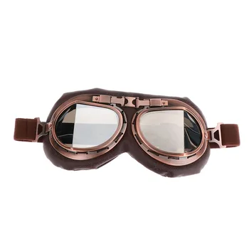 

Retro Pilot Motorcycle Dirt Bike ATV Goggles Helmet Sunglasses UV Resistant Motorbike Glasses Mirrored