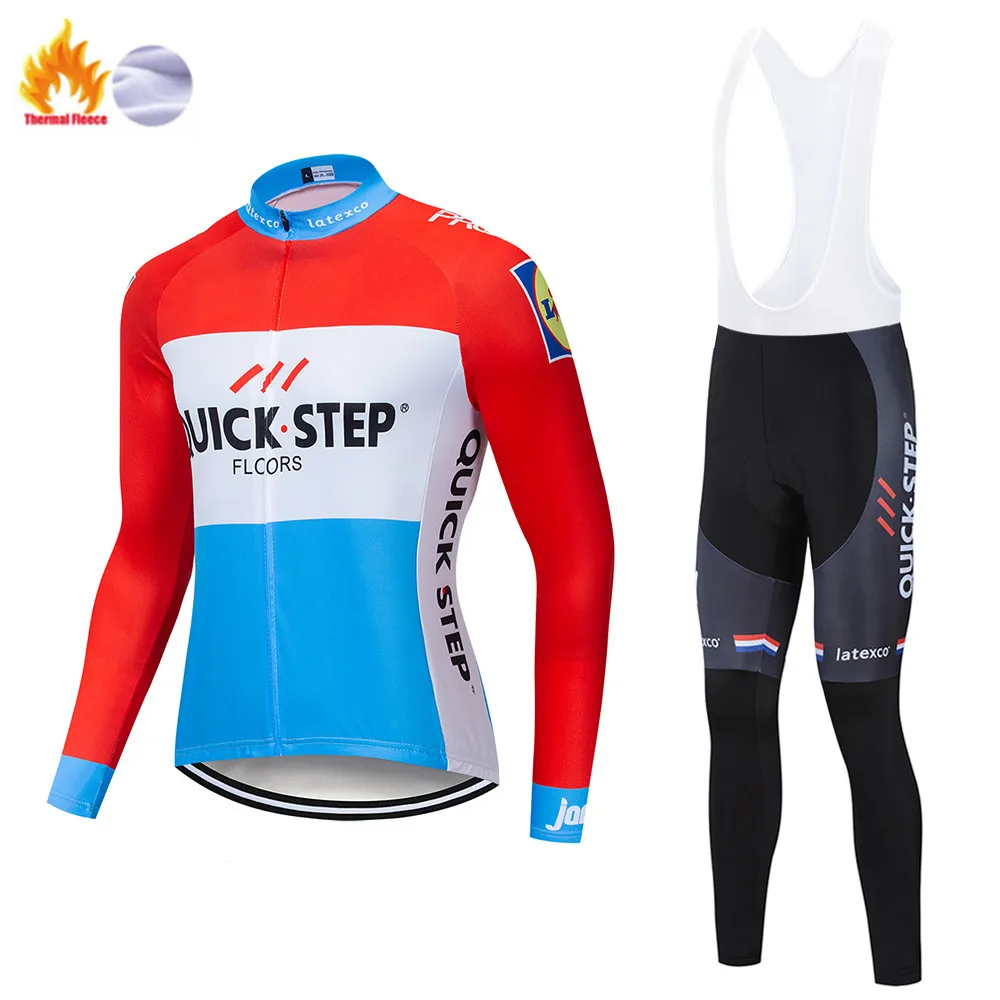 Fleece set Pro Team велокофты 20D Bib набор, Мужская одежда для велосепидистов, зимняя теплая шерстяная одежда для верховой езды - Цвет: Fleece set
