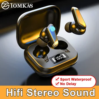 

Mini TWS Bluetooth Earphones Wireless Headphones Touch Control LED Display With Mic Sport Waterproof Headsets Earbuds Earphones