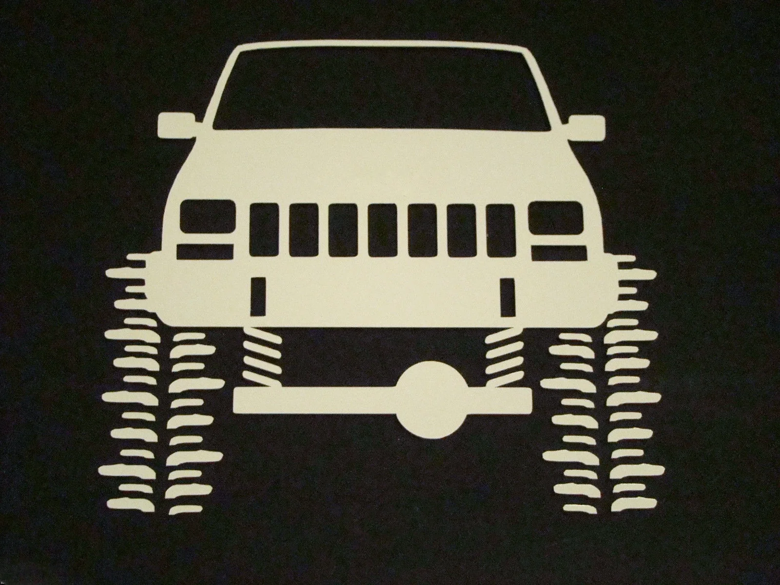 For x2 For Jeep Cherokee XJ sport_ Rock Crawler_ Sticker Decal