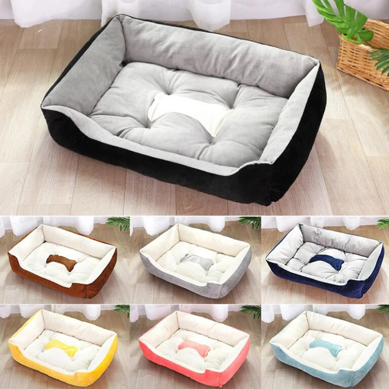 

Pet Bed for Small Medium Large Dogs Warm Cat Bed Cushion Soft Comfortable Washable Winter Puppy Kennel Cat Nest Dog Mattress