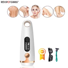 IPL лазерный эпилятор 500000 флэш ЖК-дисплей удаление волос Перманентный бикини триммер для лица тела ног бикини Depiladora лазер