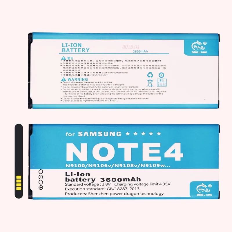 Новый EB BN916BBC аккумулятор 3600 мАч для Samsung Galaxy Note 4 N9100 N9108V N9106 N9109W N910U N910F N910H N910C с
