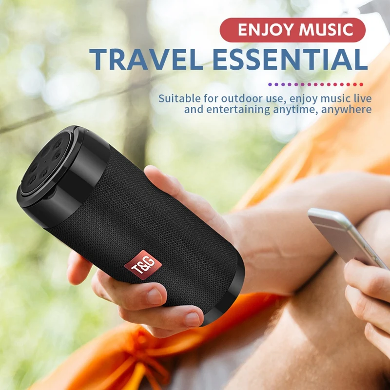 TG113C портативный Bluetooth мини динамик с fm радио водонепроницаемый сабвуфер