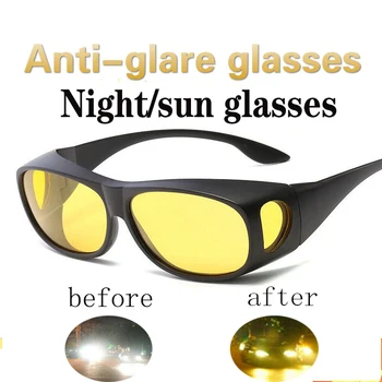 Gafas de visión nocturna para conducir, alta calidad, tecnología negra, luz polarizada nocturna, antirreflejos, Luz De Carretera, accesorios para automóviles