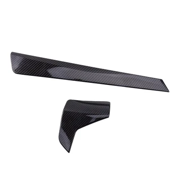 

2pcs Carbon Fiber Style Dashboard Protection Panel Trim Cover Moulding Styling ABS Fit for BMW 3 Series G20 G21 2019 2020