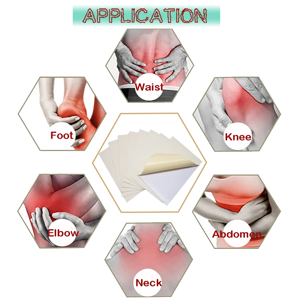 8 PCS Tiger Balm Chinese Herbs Medical Patches  For Joint Pain Back Neck Curative Plaster Knee Pads For Arthritis  G08039
