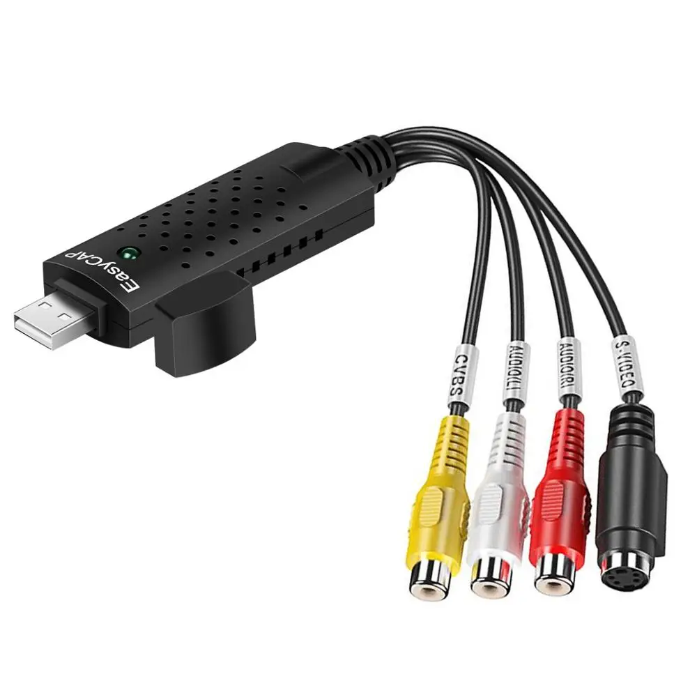 Лидер продаж! Адаптер USB Easycap 2 0 адаптер для захвата ТВ видео аудио VHS на DVD HDD вверх