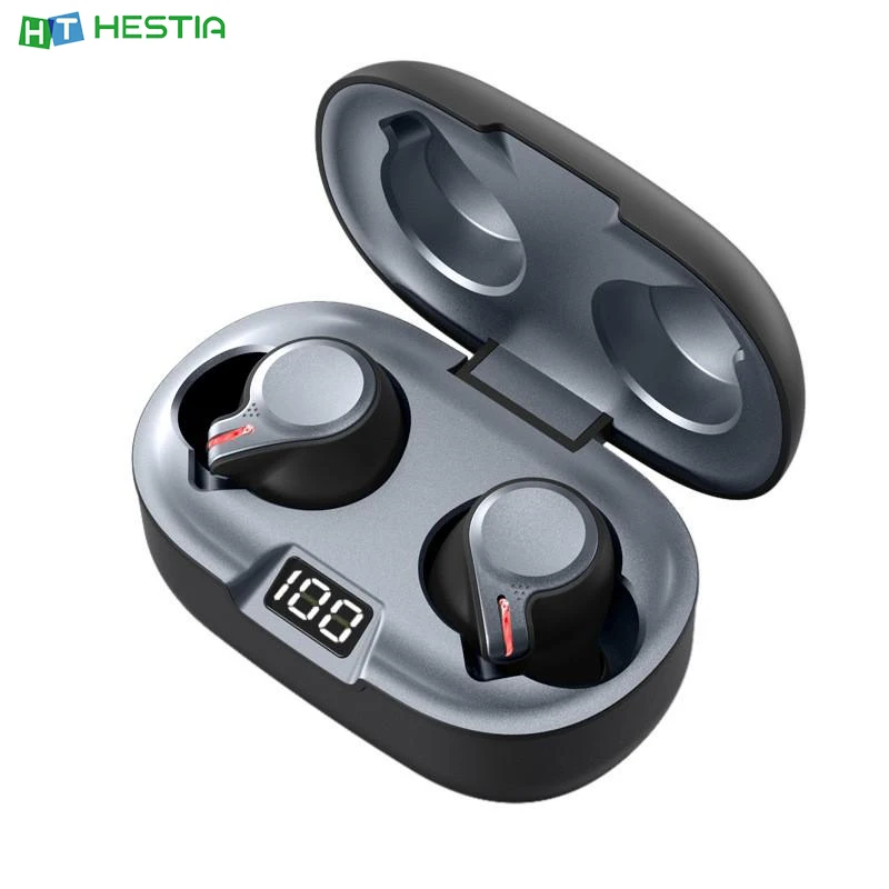 Y16 TWS Bluetooth 5.1 беспроводная гарнитура светодиодный цифровой дисплей Спортивная