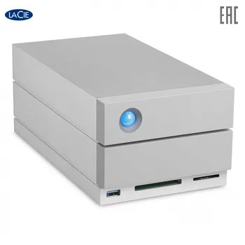 

External Hard Drives Lacie STGB8000400 computer Storage device hdd disk portable 8TB 8 tb 2big Dock 3,5" 2 1USB 3.1 1USB 3.0 type A 1 SD card 1CF card 7200RPM
