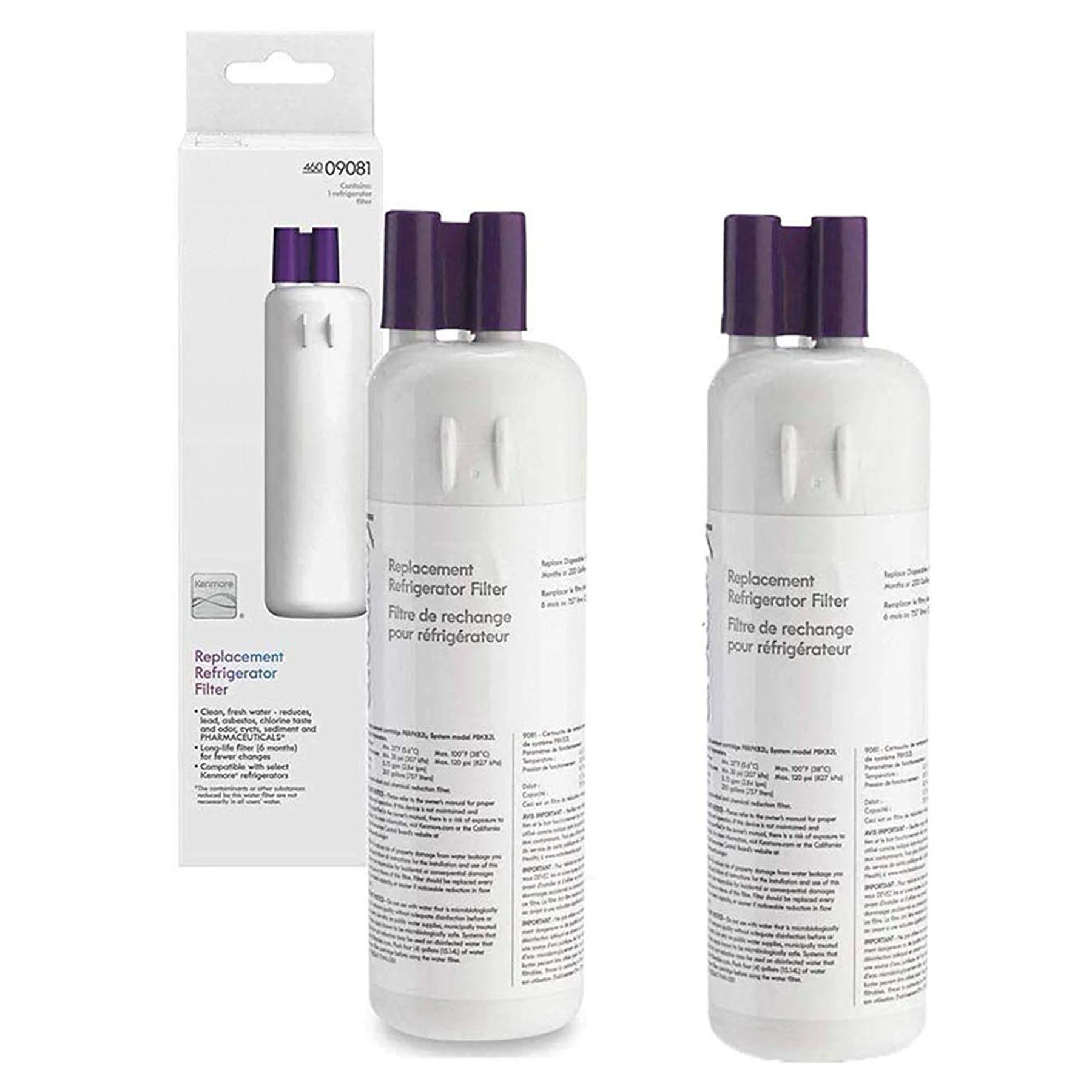 

On sale New arrival Compatible with Kenmore 469081 Replacement Refrigerator Water Filter 2 Pcs/lot