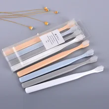 4/8/набор мягкая щетина маленькая зубная щетка многоцветная зубная щетка портативная дорожная Экологичная щетка уход за полостью рта