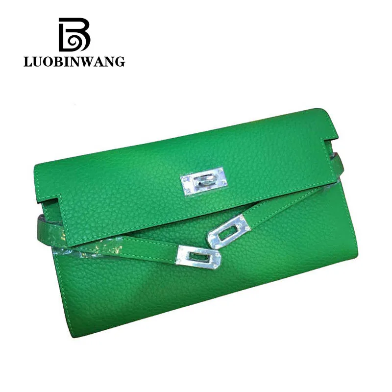 

Genuine Leather genuine leather wallet womens Fashion wallets and purse luxury designer phone wallet famous brand long money bag