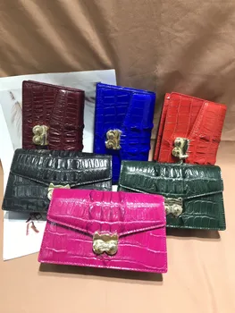 

Crocodile Leather Women's Bag with Chain Shoulder WOMEN'S Bag