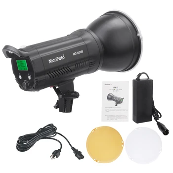 

NiceFoto LED Video studio selfie Light Lamp 2.4G Remote Control CRI95+ Stepless Adjustable Brightness 3200K-5600K Photography