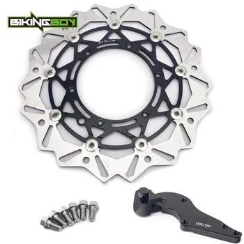 

BIKINGBOY 320mm Front Brake Discs Disks Rotors Brakcet Bolts For KTM XC-W 125 150 XC-F 350 17-18 XC 250 10-18 XC-W 250 300 10-18